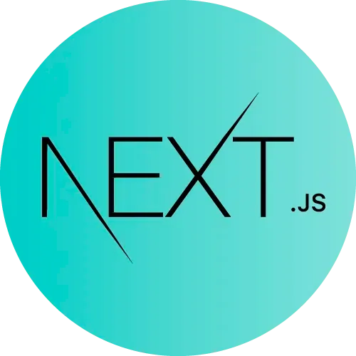 Logo of Next.js, a popular React framework for building web applications.