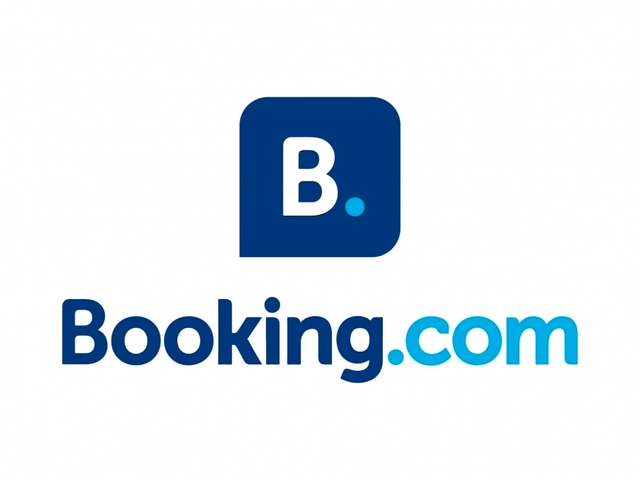 Logo of Julius Berger w/"Booking.com": reliable bridge