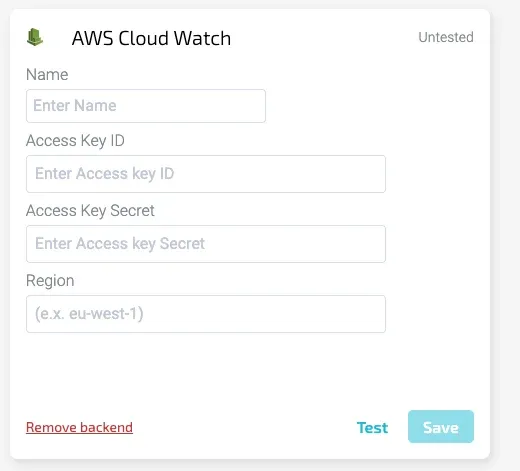

"Rectangle/circle w/text to setup AWS CloudWatch:
