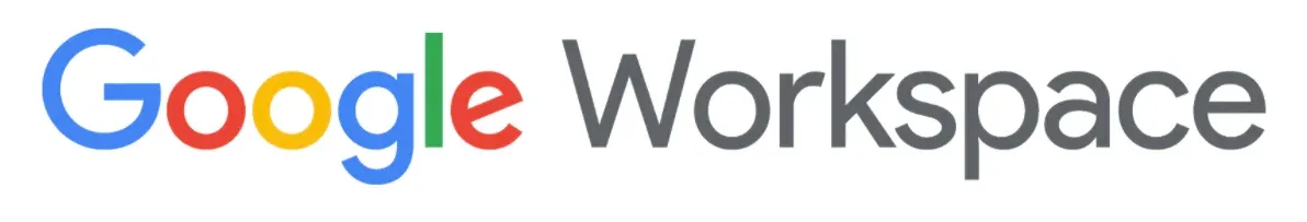Logo of Google Workspace.