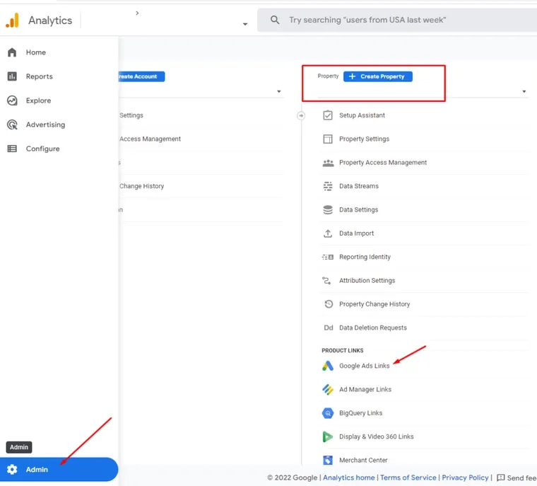 Analyzing tech data w/Google Analytics on-screen.