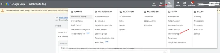 Tech software to increase global reach & plan performance:Google Ads Global site
