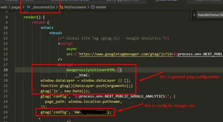 A tech-savvy font screenshot displaying Google Ads config w/software