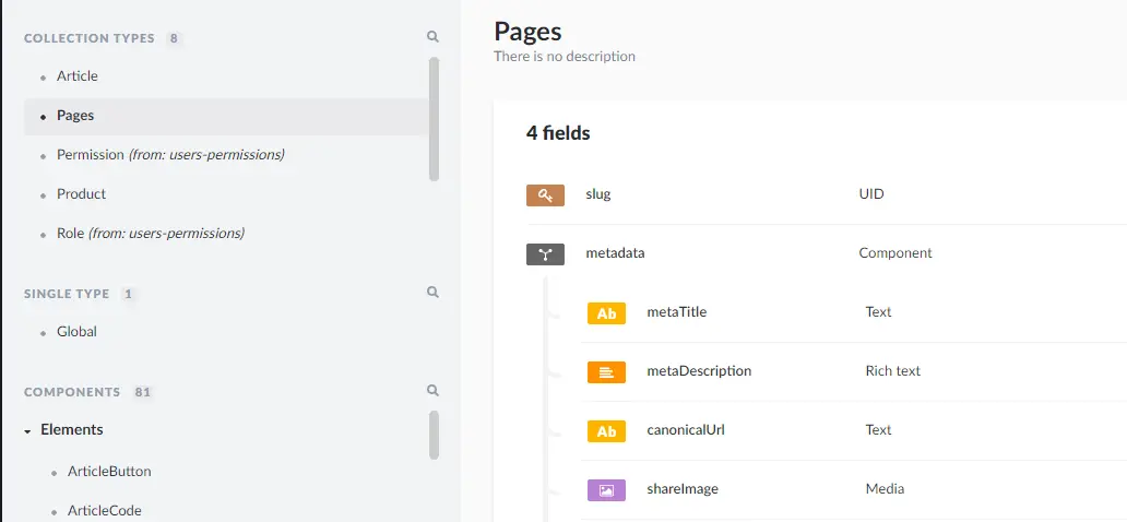 Tech Software Screenshot: Electronic-device displaying array of collections & components
