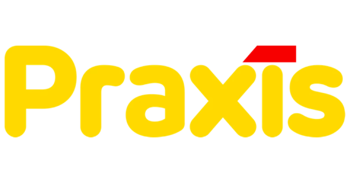 

"Logo of Praxis with text: 'Praxis